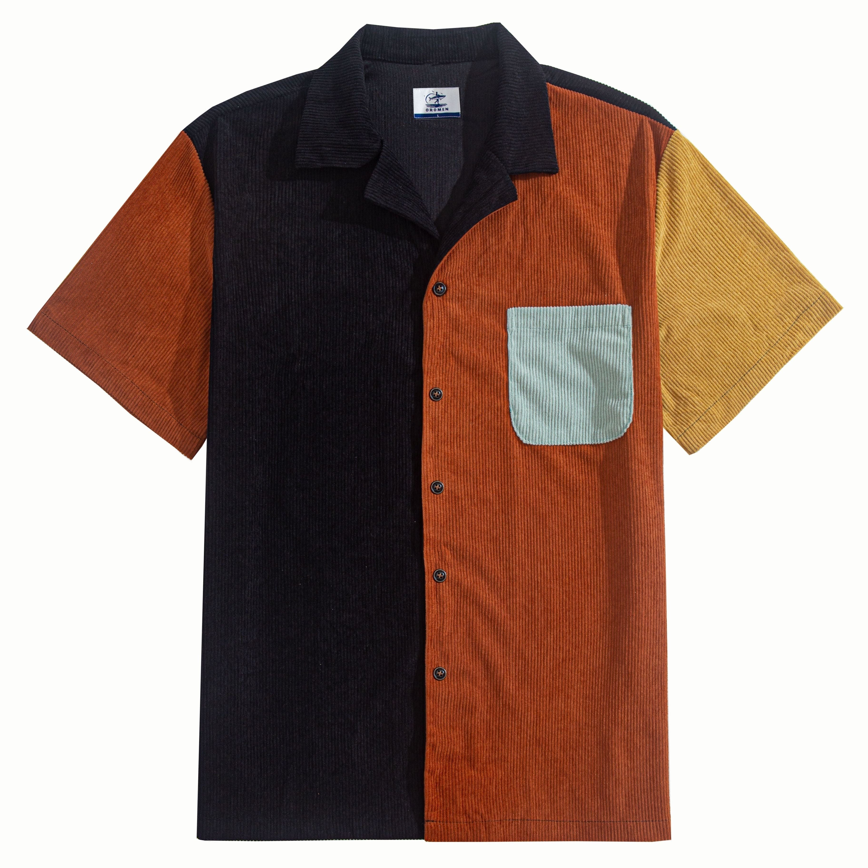 Contrast Corduroy Shirt