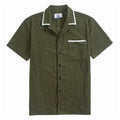 Corduroy Contrast-Trim Shirt